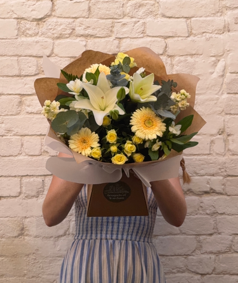 Wonderful White Hand Tied