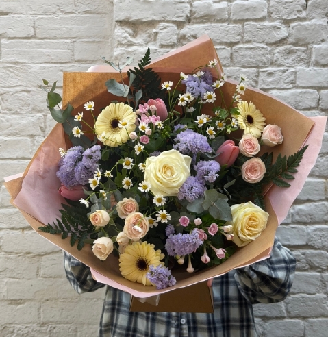Pretty Pastel Hand Tied