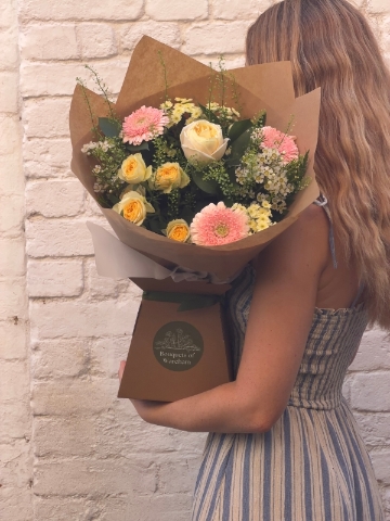 Pretty Pastel Hand Tied