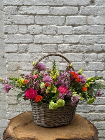 Country Garden Basket Arrangement